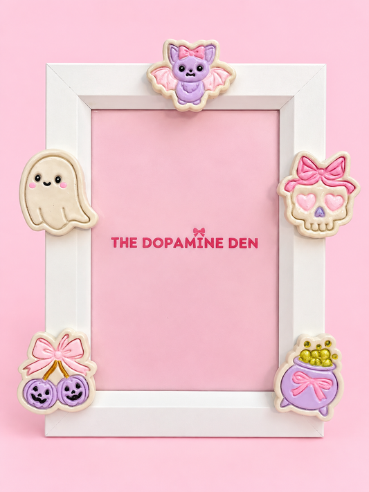 SET OF 5 WHIMSY HALLOWEEN MAGNET SET