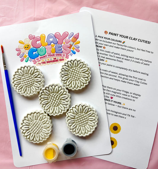 SUNFLOWERS PAINT YOUR OWN SET