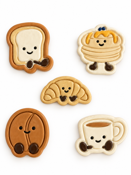 SET OF 5 BREAKFAST CLUB MAGNET SET