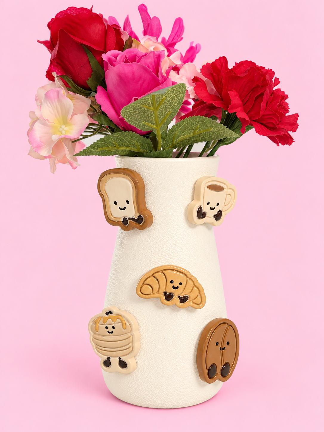 MAGNETIC VASE WITH CAFE MAGNETS
